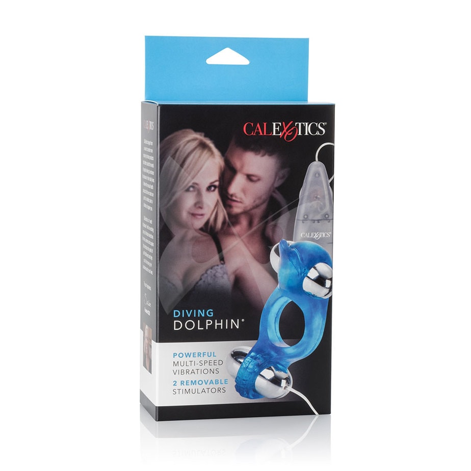 Diving Dolphin Vibrating Cock Ring Box