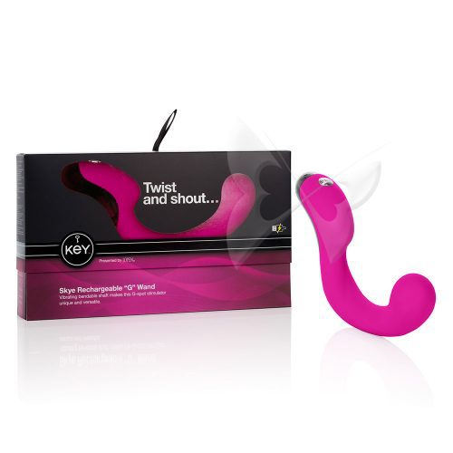 Key by Jopen Skye G Spot Vibrator (Raspberry Pink) Box
