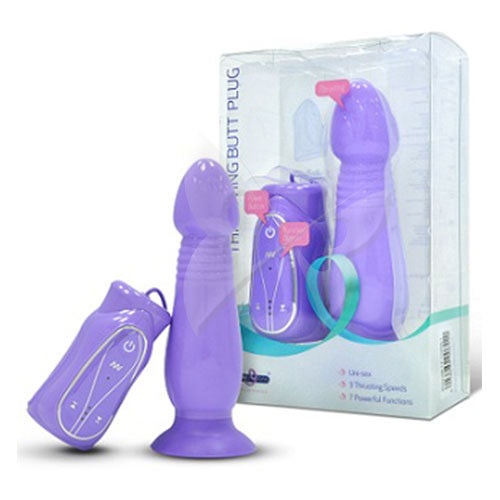 Premium Range Thrusting Butt Plug (Purple)