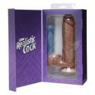 The Realistic Cock 8 Inch (Brown) Box Open