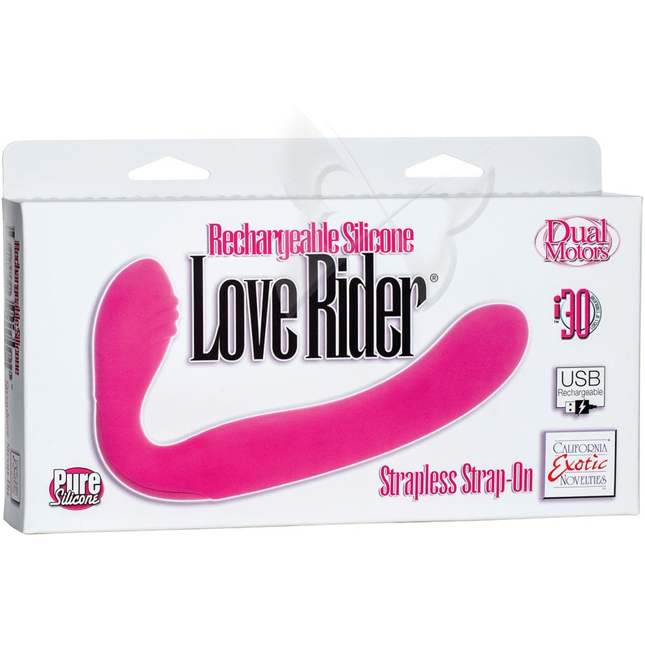 Rechargeable Love Rider Strapless Strap On (Pink) Box Rechargeable Love Rider Strapless Strap On (Pink) Box