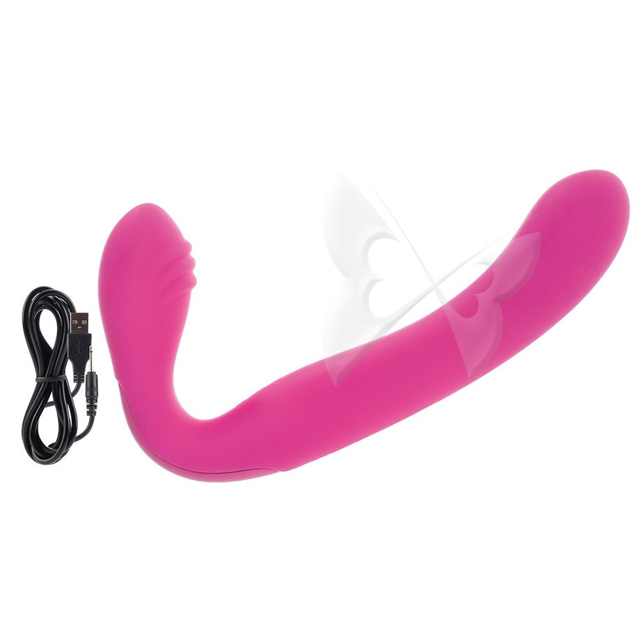 Rechargeable Love Rider Strapless Strap On (Pink)Rechargeable Love Rider Strapless Strap On (Pink)