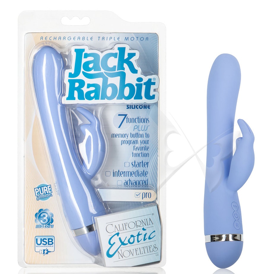 Rechargeable Triple Motor Jack Rabbit (Blue) Box Rechargeable Triple Motor Jack Rabbit (Blue) Box