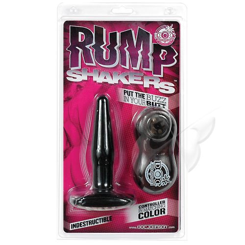 Rump Shakers Vibrating Butt Plug Small (Black)