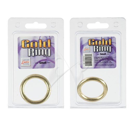 Gold Ring (Small) Metal Cock Ring Packaging