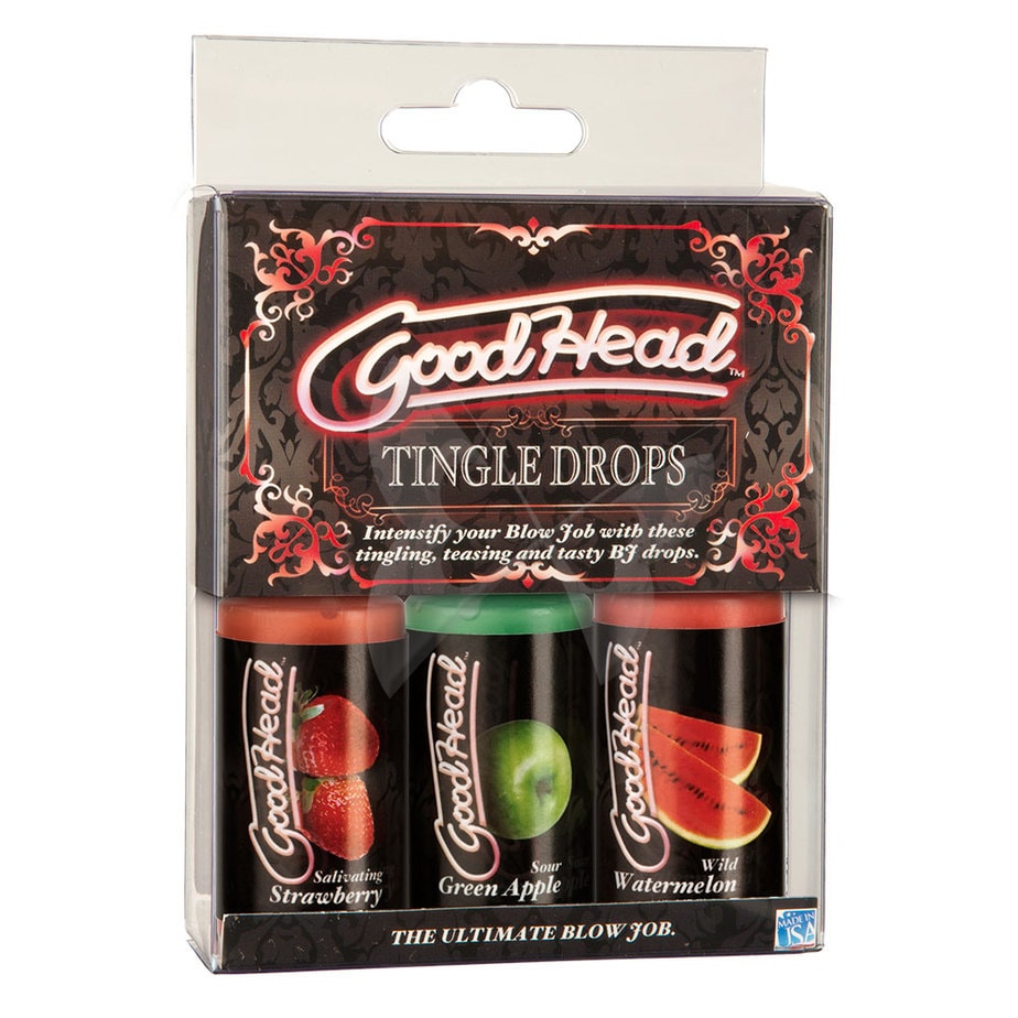 GoodHead Tingle Drops (3 Pack) Packaging GoodHead Tingle Drops (3 Pack) Packaging