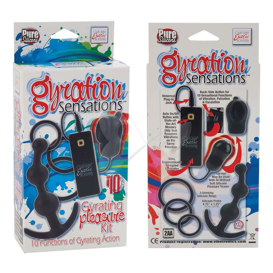 Gyration Sensations Gyrating Pleasure Kit Packaging Gyration Sensations Gyrating Pleasure Kit Packaging