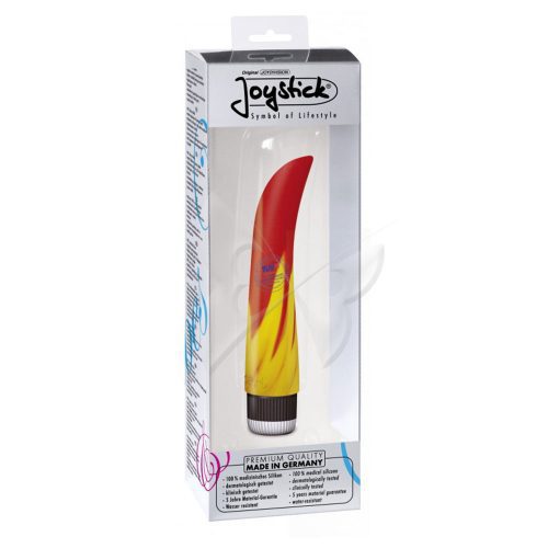 Joystick Fire G Spot Vibrator (Red & Yellow) Box