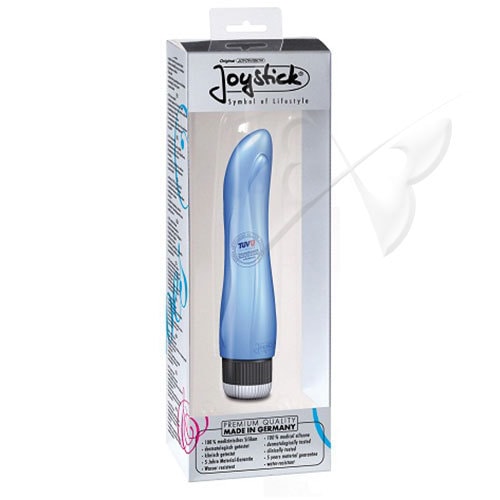 Joystick WonderWater Blue Metallic Silicone Vibrator Box Joystick WonderWater Blue Metallic Silicone Vibrator Box