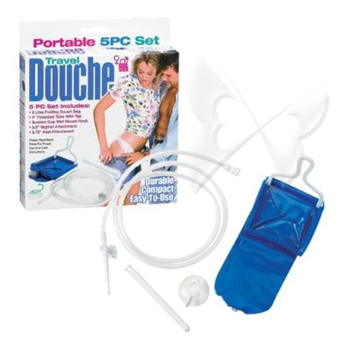 Travel Douche 5 Piece Anal Douche Set Travel Douche 5 Piece Anal Douche Set