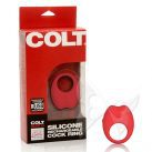 Colt Silicone Rechargeable Cock Ring (Red) Box