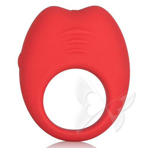 Colt Silicone Rechargeable Cock Ring (Red)