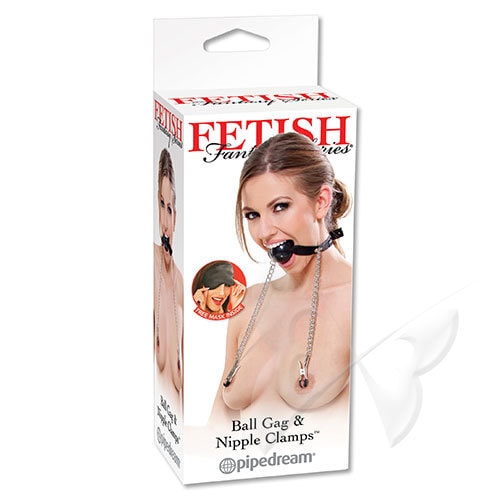 Fetish Fantasy Series Ball Gag & Nipple Clamps Box Fetish Fantasy Series Ball Gag & Nipple Clamps Box