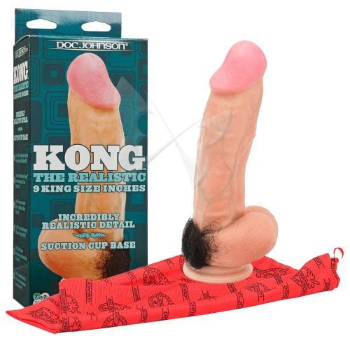 Kong The Realistic Dildo 9 Inch Packaging