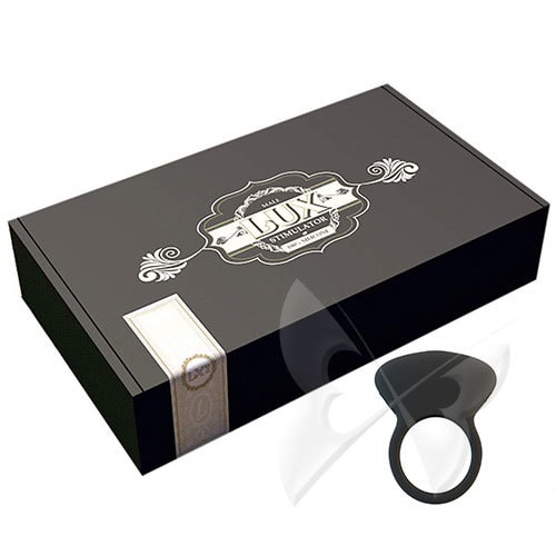 Lux LX4 Male Stimulator Rechargeable Vibrating Cock Ring Box