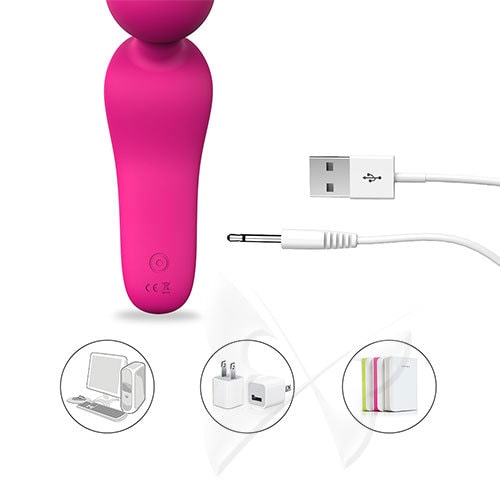Fare L'Amore Georgina Personal Massager (Pink) USB Rechargeable