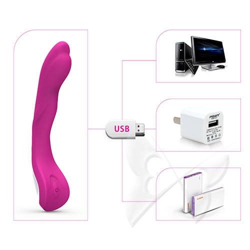 Romant Nuda Rechargeable G Spot Vibrator (Pink) USB Rechargeable