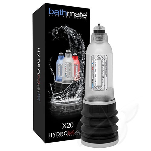 Bathmate Hydromax X20 Penis Pump (Clear) Box Bathmate Hydromax X20 Penis Pump (Clear) Box