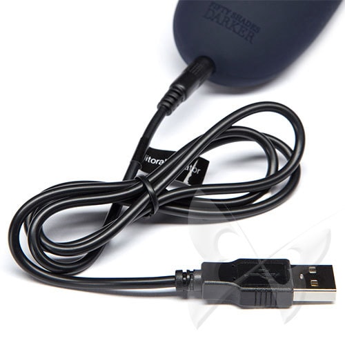 Fifty Shades Darker Delicious Tingles USB Rechargeable Clitoral Vibrator Charger