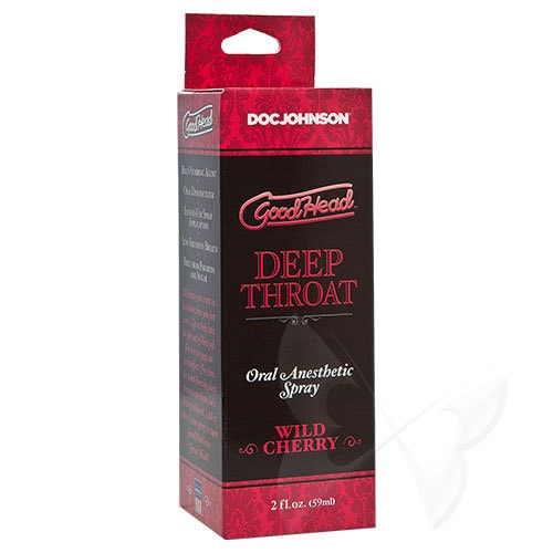 GoodHead Deep Throat Spray 60ml (Wild Cherry) Box