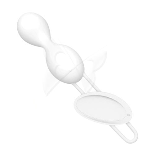 Ultrazone Eve Vibrating Silicone Beads (White)