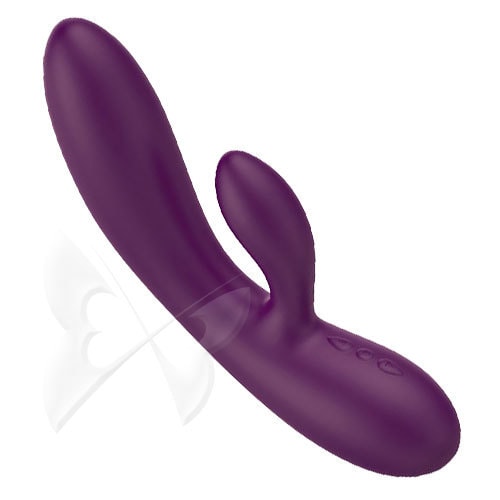 Fare L'Amore Daphne Rabbit Vibrator Close Up (Plum)
