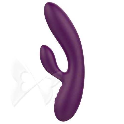 Fare L'Amore Daphne Rabbit Vibrator Side View (Plum)