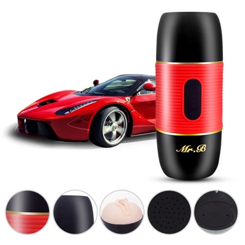 Mr B Ultimate Pleasure Machine Handheld Vibrating Masturbator Features