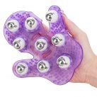 Roller Ball Massage Glove (Purple)