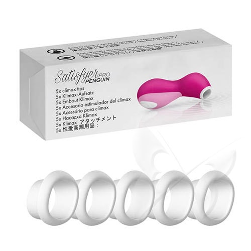Satisfyer Pro Penguin Climax Tips (5 Pack) Box