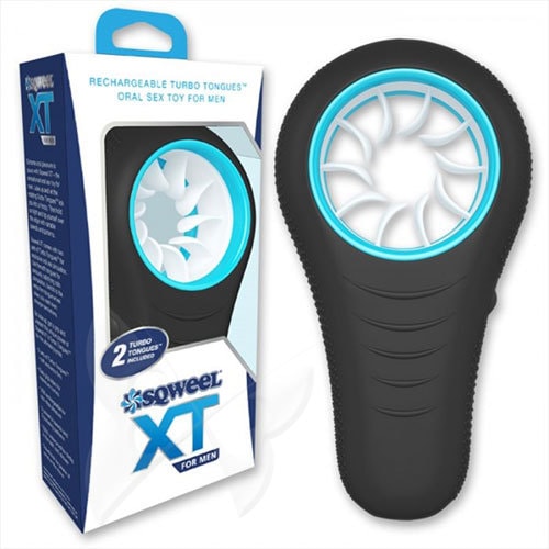 Sqweel XT For Men USB Rechargeable Oral Sex Vibrating Masturbator