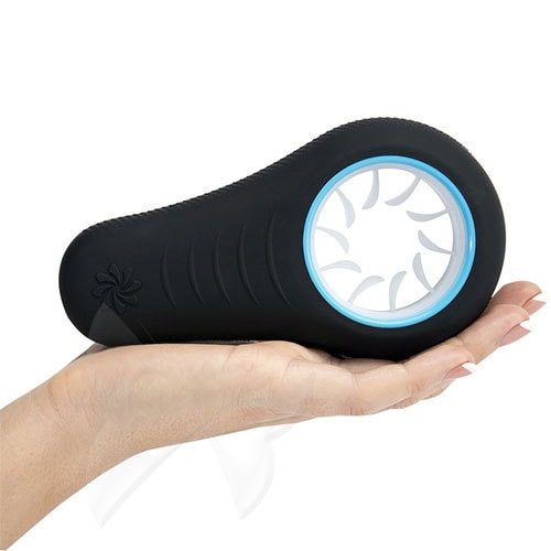 Sqweel XT For Men USB Rechargeable Oral Sex Simulator In Hand