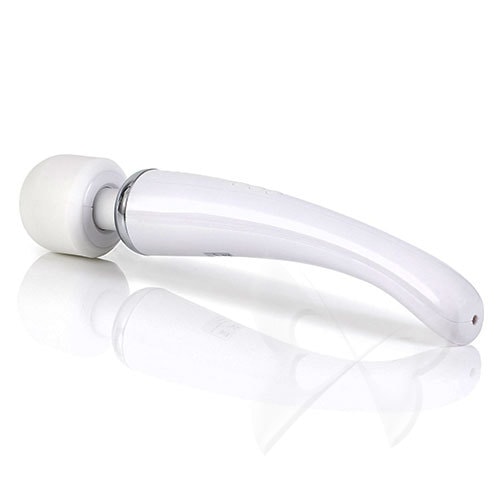 Elegance Magic Wand Massager (White) Side View