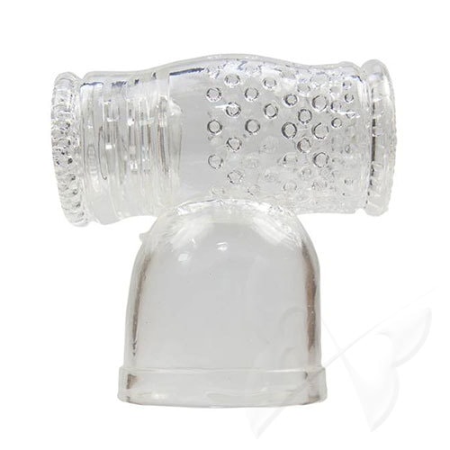 Hummingbird Magic Wand Attachment For Men (Clear)