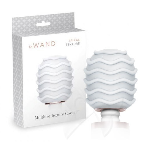 Le Wand Spiral Texture Cover (White) Box
