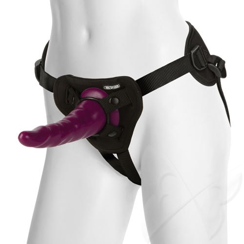 Vac U Lock Platinum Edition The Beau With Supreme Harness Strap On Set (Purple)