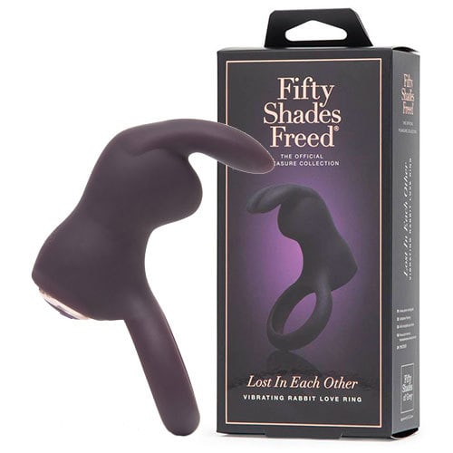 Fifty Shades Freed Lost In Each Other Vibrating Rabbit Cock Ring Box