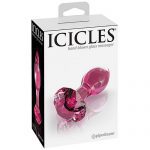 Icicles No 79 Glass Butt Plug (Pink Diamond) Box