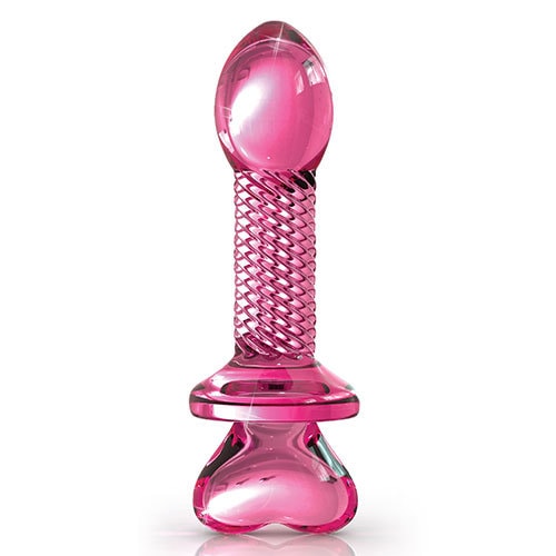 Icicles No 82 Glass Anal Probe (Pink)