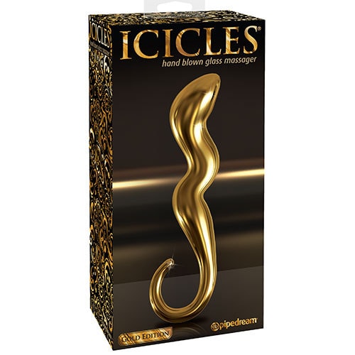 Icicles Gold Edition G01 Non Realistic Dildo Box Icicles Gold Edition G01 Non Realistic Dildo Box
