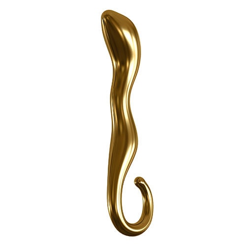 Icicles Gold Edition G01 Non Realistic Dildo Side View