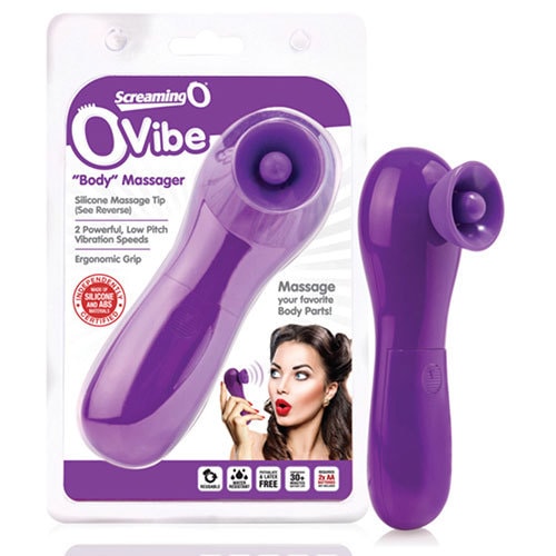 Screaming O OVibe Clitoral Vibrator (Grape) Packaging