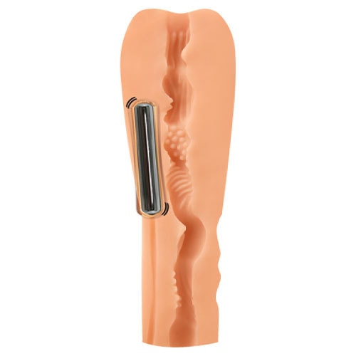 Penthouse Deluxe Cyberskin Vibrating Stroker Dani Daniels Vibrating Masturbator Inside