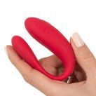Sweet Smile We-Vibe Special Edition Rechargeable Couples Vibrator (Ruby) In Hand