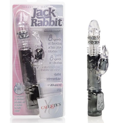 Jack Rabbit Thrusting Orgasm Rabbit Vibrator (Black) Box