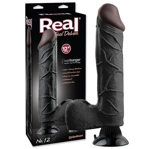 12 Inch Real Feel Deluxe Black