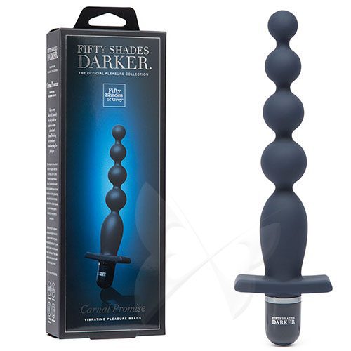 Fifty Shades Darker Carnal Promise Vibrating Anal Beads Box