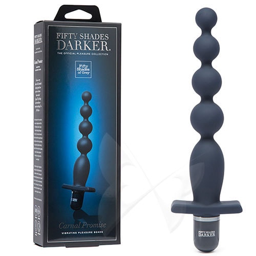 Fifty Shades Darker Carnal Promise Vibrating Anal Beads Box