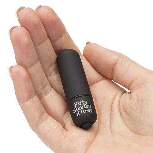 Fifty Shades of Grey Heavenly Massage Bullet Vibrator In Hand