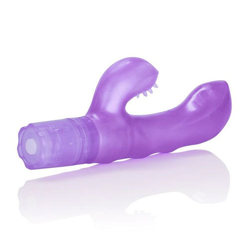 Platinum Edition G Kiss Rabbit Vibrator (Purple) Side View